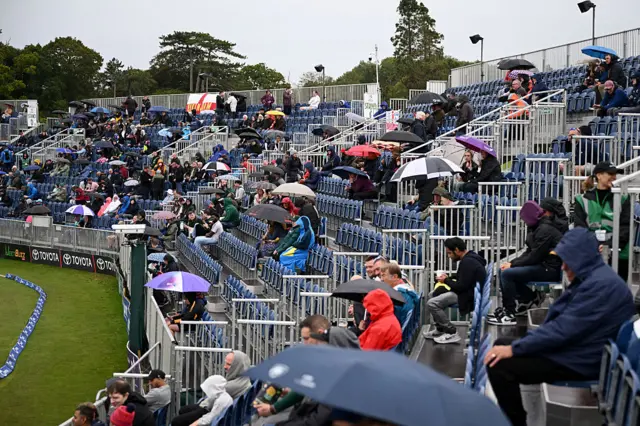 Umbrellas in stands
