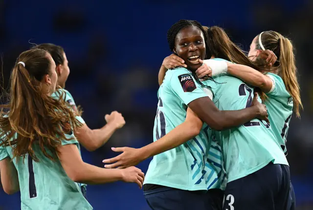 London City Lionesses celebrate
