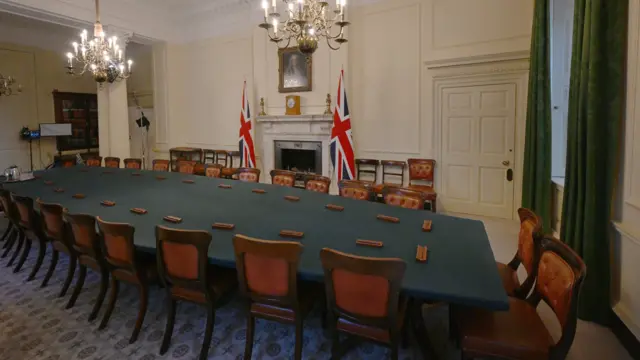 Cabinet room table