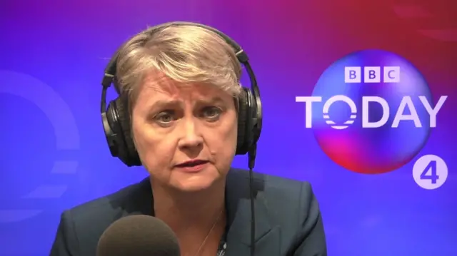 Yvette Cooper on Radio 4's Today programme