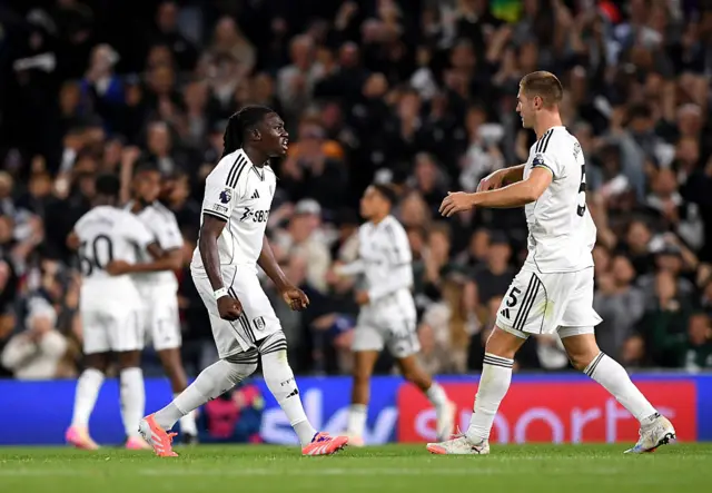 Alex Iwobi celebrates