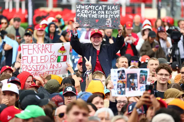 Fans at Baku