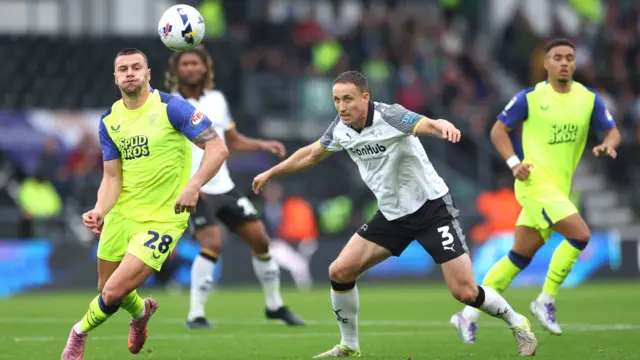 Derby v Preston match action
