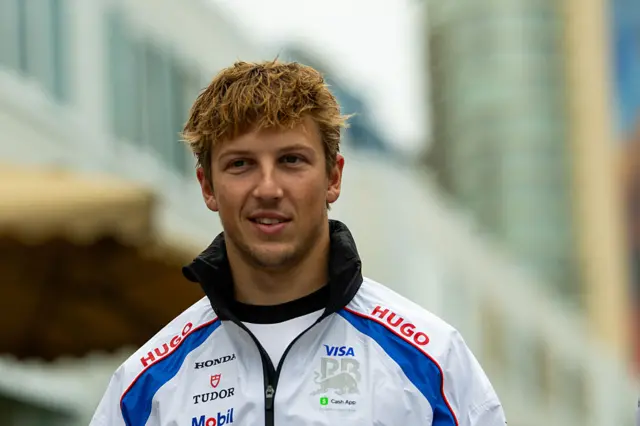 Liam Lawson in Baku