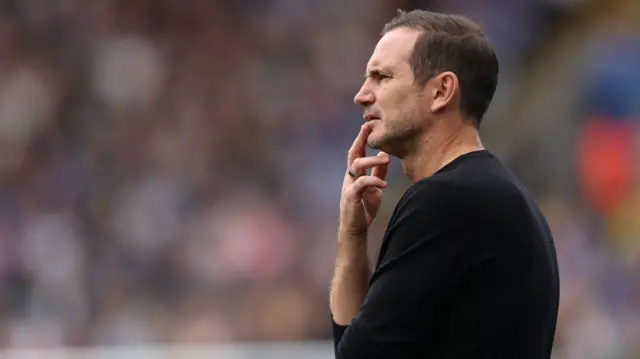 Frank Lampard on the touchline