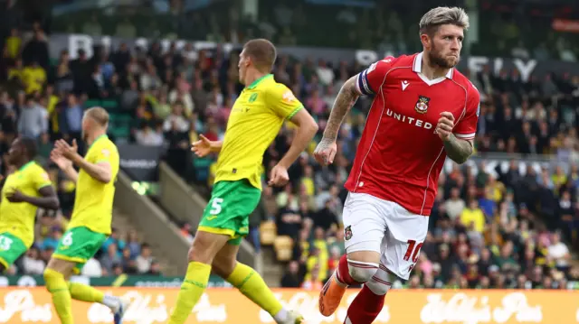 Wrexham celebrate goal