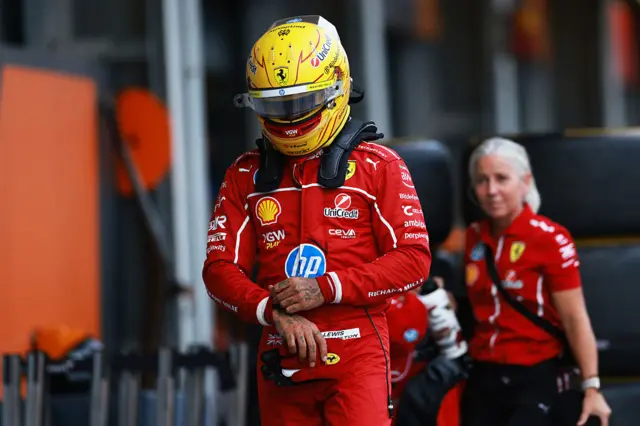 Lewis Hamilton in Baku