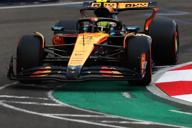 Lando Norris in Baku