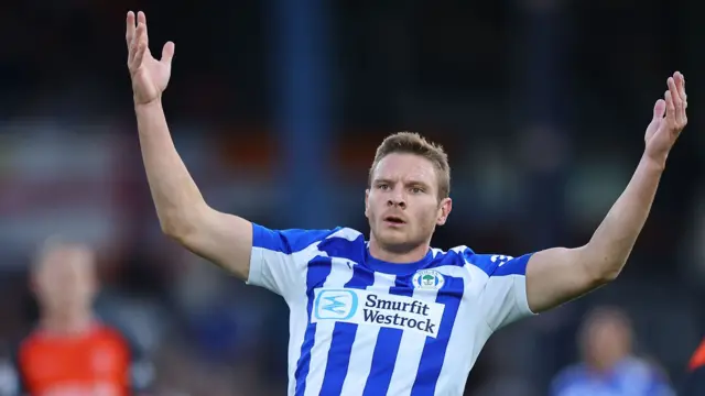 Wigan striker Paul Mullin