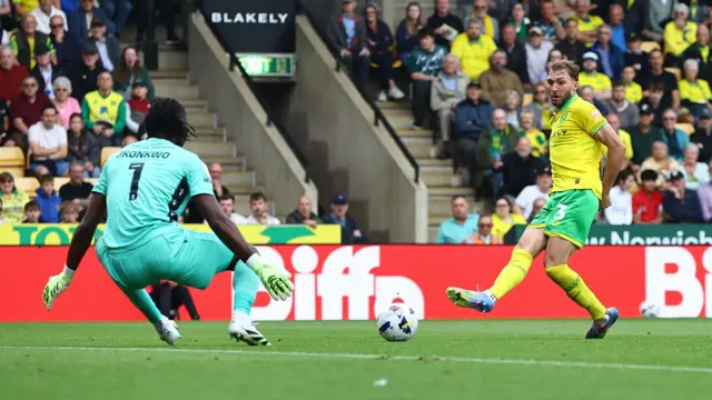 Jack Stacey scores