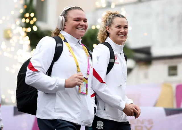 Sarah Bern and Ellie Kildunne