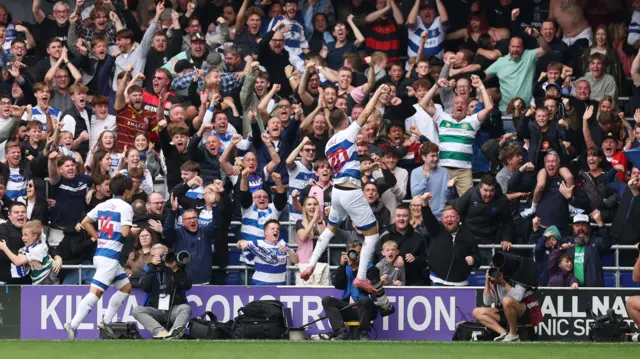 Harvey Vale celebrates scoring