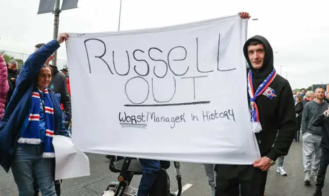 Rangers fans are unhappy with the start Russell Martin has made