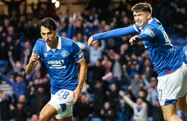Rangers celebrate