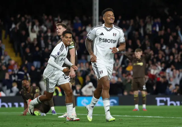 Fulham celebrate