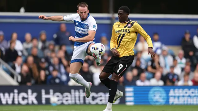 QPR v Stoke match action