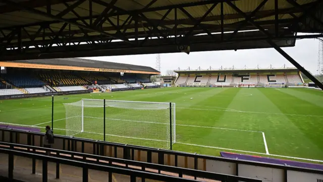 A general view of Cambridge United's home stadium