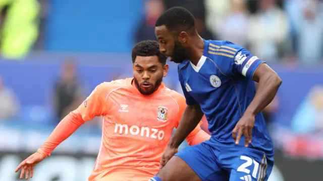 Leicester v Coventry match action
