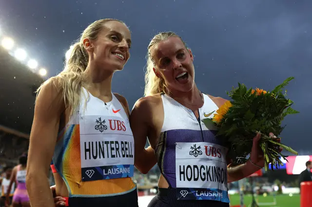 Keely Hodgkinson and Georgia Hunter-Bell