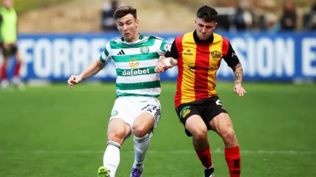 Kieran Tierney and Aidan Fitzpatrick