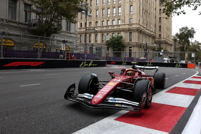 Lewis Hamilton in Baku