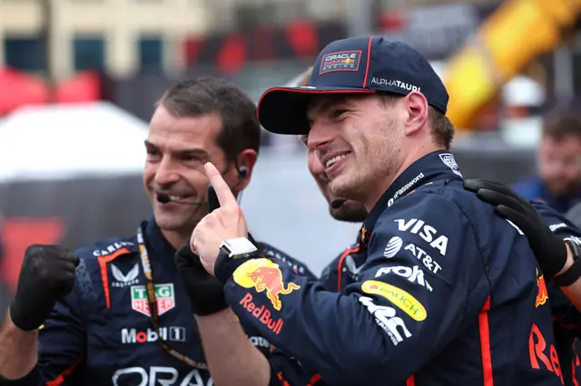 Max Verstappen in Baku