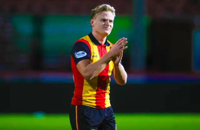 Alex Samuel scored a late winner against Airdrie last time out