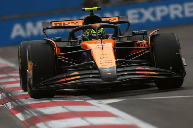 Lando Norris in Baku
