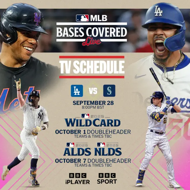 MLB BBC schedule