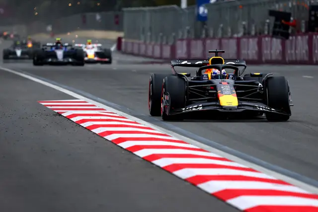 Max Verstappen in Baku