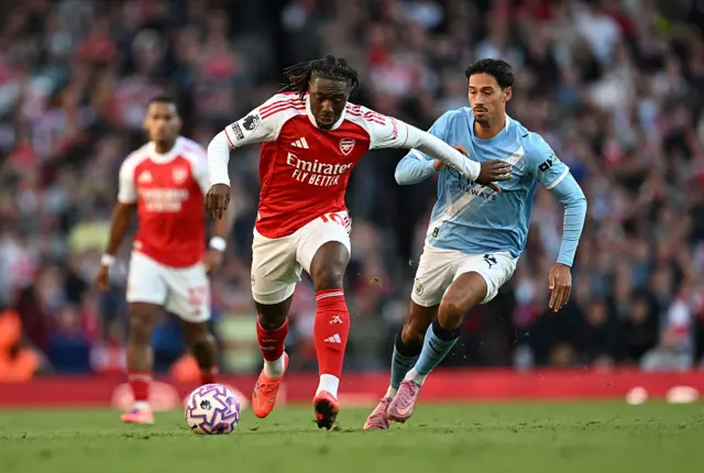Eberechi Eze and Tijani Reijnders.