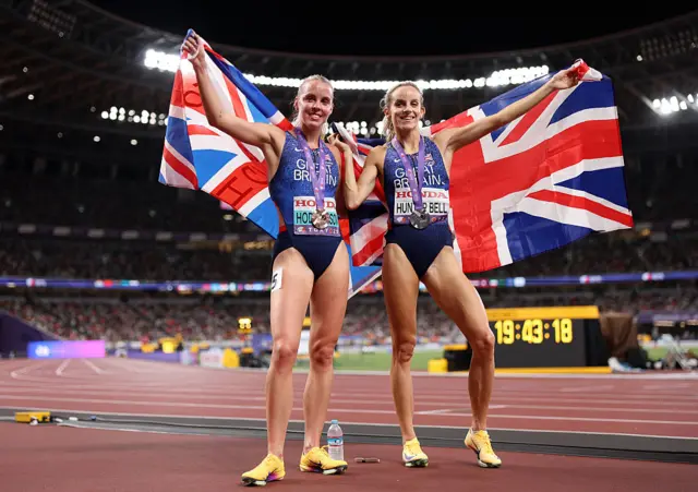Keely Hodgkinson and Georgia Hunter-Bell