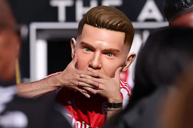 Arseal Viktor Gyokeres mascot