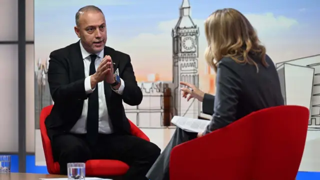 Husam Zomlot Head of the Palestinian Mission to the United Kingdom, appearing on the BBC1 current affairs programme, Sunday with Laura Kuenssberg.