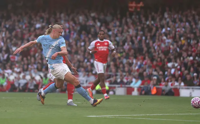 Erling Haaland scores