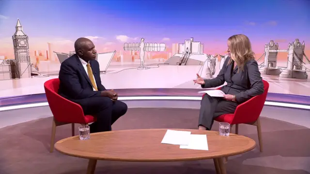 Lammy and Kuenssberg speak