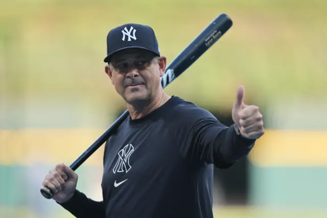 Manager Aaron Boone of the New York Yankees