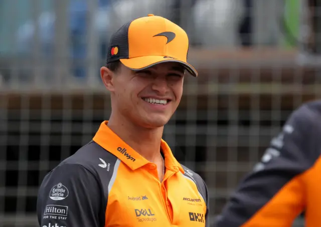 Lando Norris in Baku