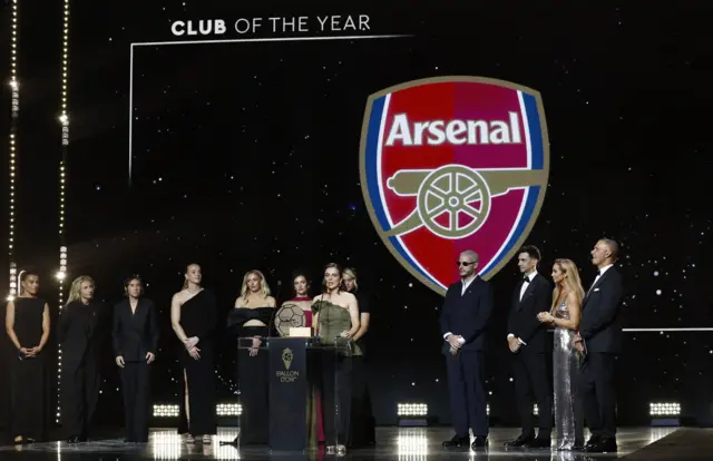 Slegers speaks on behalf of Arsenal after winning women's club of the year