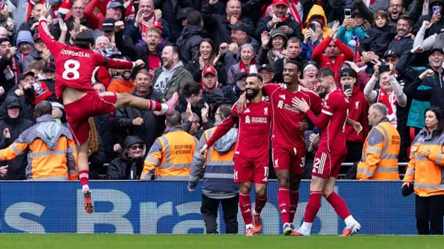Liverpool celebrate