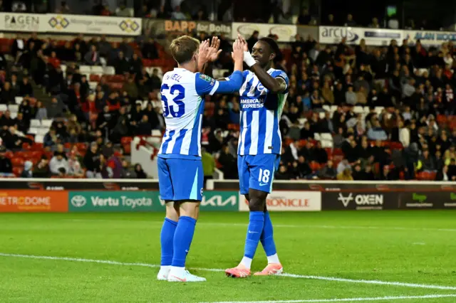 Harry Howell celebrates