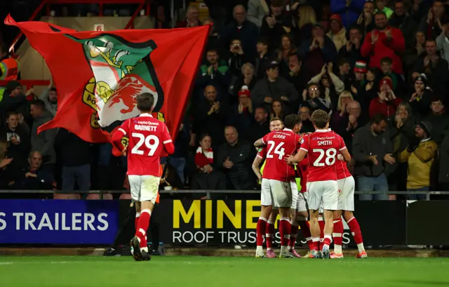 Nathan Broadhead celebrates