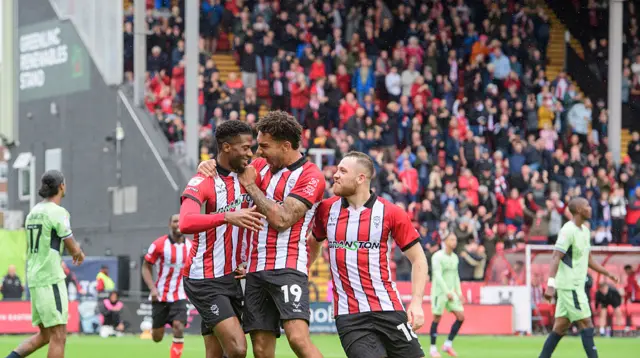 Lincoln City FC celebrating