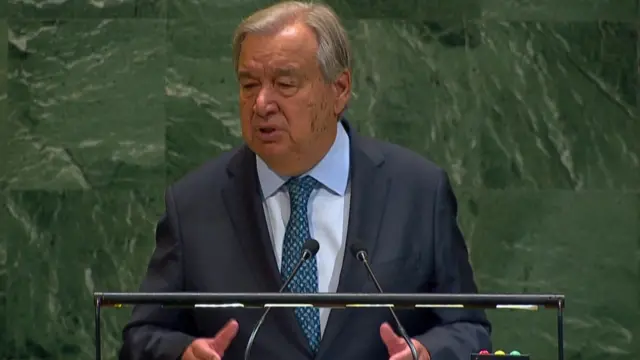 UN Secretary General Antonio Guterres