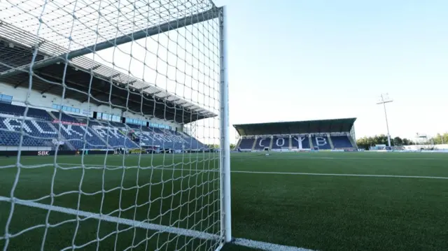 A general view of The Falkirk Stadium