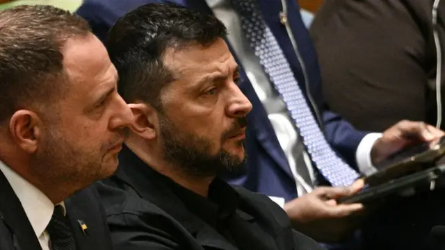 Ukraine's President Volodymyr Zelensky