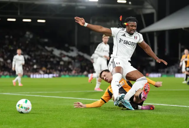 Traore is brought down