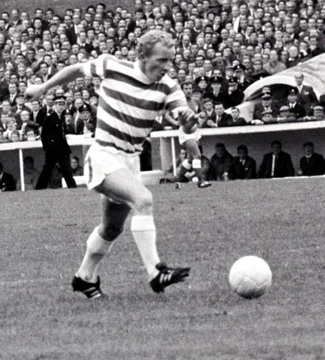 Celtic great Jimmy Johnstone