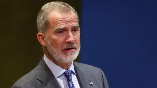 King Felipe of Spain, beginning today's speeches at the United Nations in New York