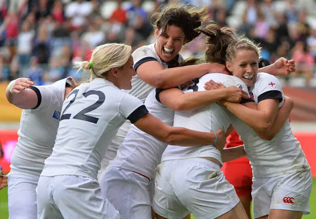 England celebrate 2014 victory